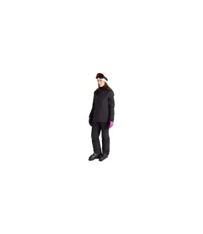 Womens/ladies Cortina Extreme Waterproof 3 Layer Ski Jacket Black Mountain Warehouse