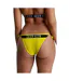 Bas De Maillot De Bain Motif/style Côtelé Femme Jaune Calvin Klein-3