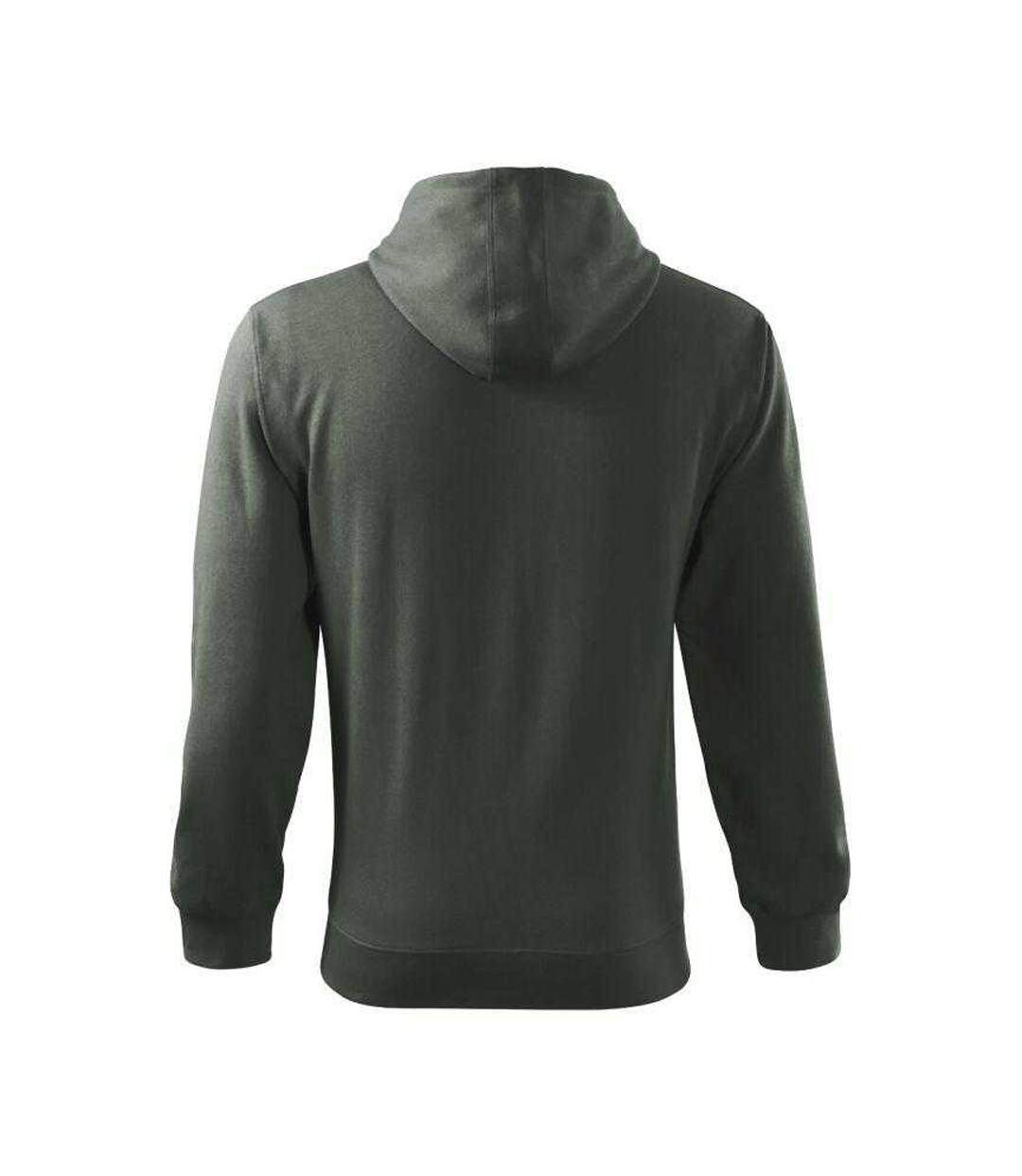 Mens Trendy Fitted Hoodie Green Malfini-2