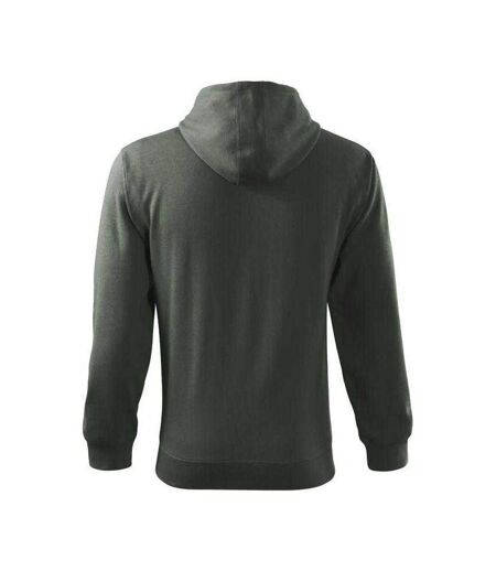 Mens Trendy Fitted Hoodie Green Malfini