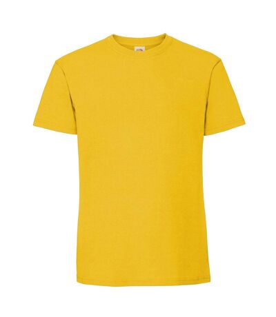 Fruit Of The Loom Mens Ringspun Premium T-Shirt (Sunflower) - UTPC3033