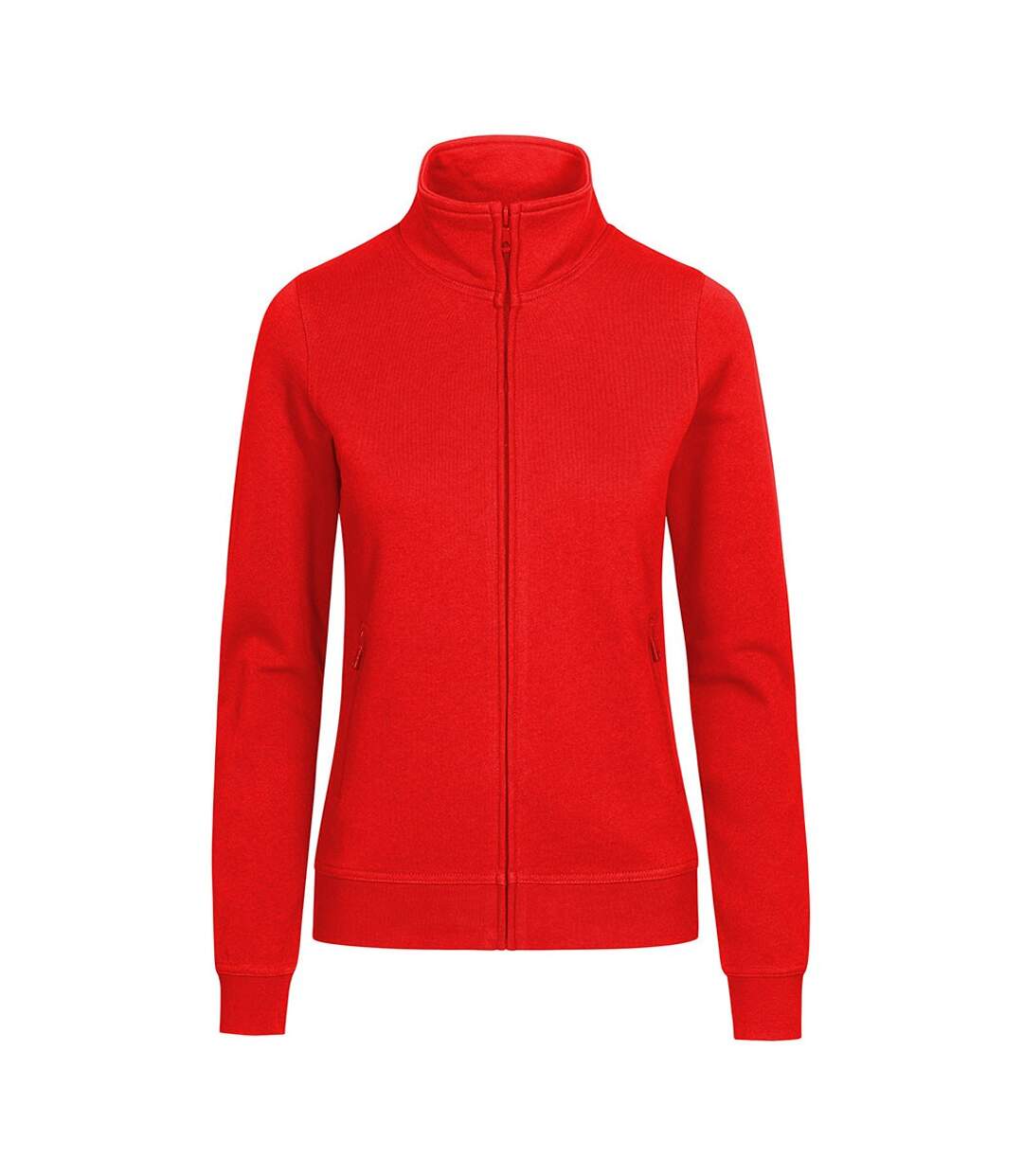 Veste De Survêtement Femme Rouge Feu Promodoro-1