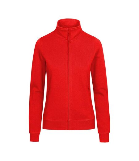 Veste De Survêtement Femme Rouge Feu Promodoro