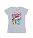 Disney T-shirt en coton Cheer Lilo And Stitch Femme/Femme (Gris sportif) - UTBI25684-1