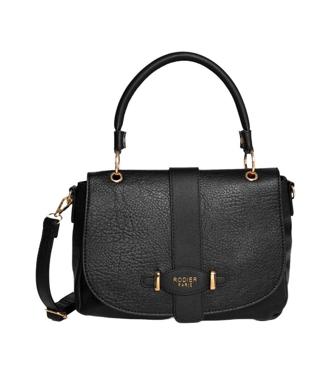 Sac à bandoulière noir femme rodier crocus olive-1