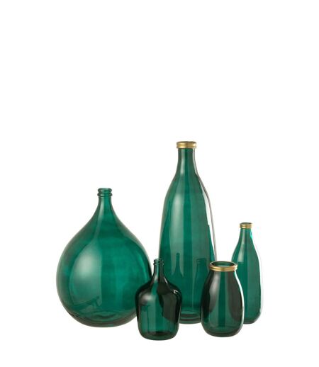 Vase Déco en Verre Mandie 28cm Vert