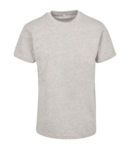 Build Your Brand Unisex Adults Premium Combed Jersey T-Shirt (Heather Gray) - UTRW7680