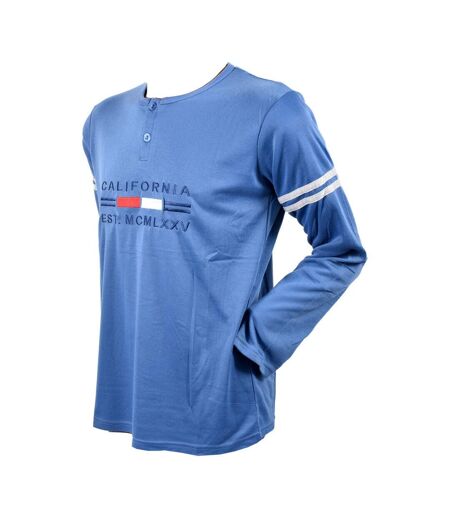 Pyjama Homme Long SWEET SECRET Z2849 CALIFORNIA BLEU