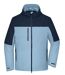 Veste 3 en 1 - Homme - JN1378 - bleu laiteux et bleu marine-1