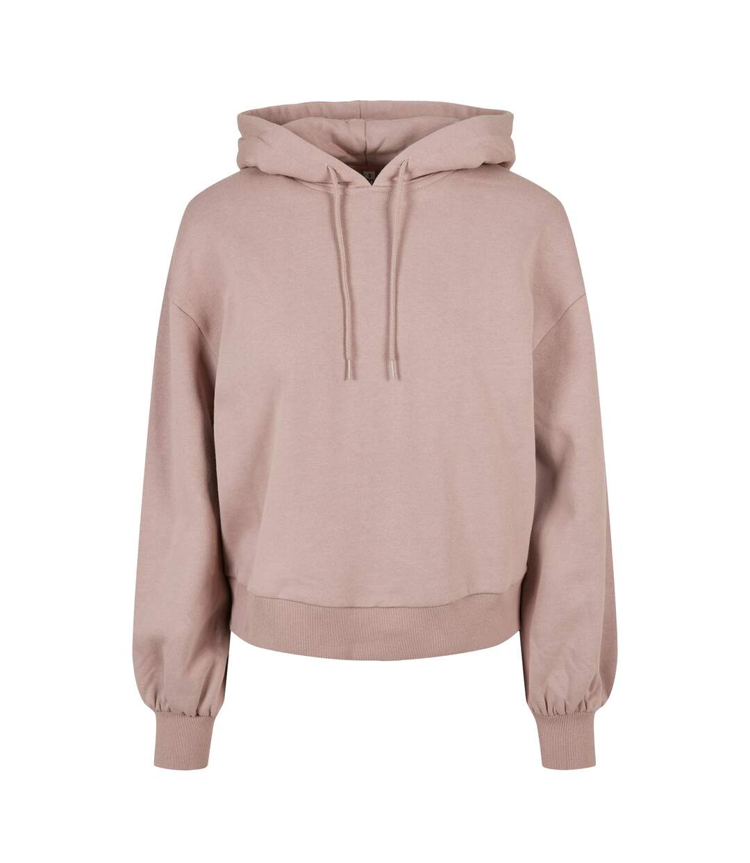 Sweat À Capuche Femme Rose Pâle Build Your Brand-1
