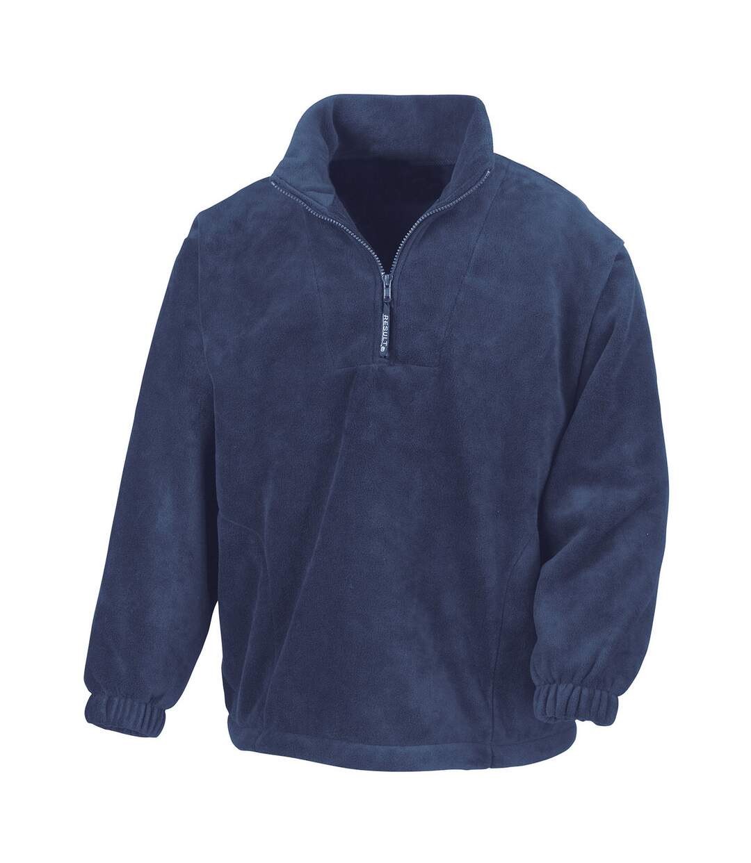 Unisex adult polartherm fleece top navy Result-1