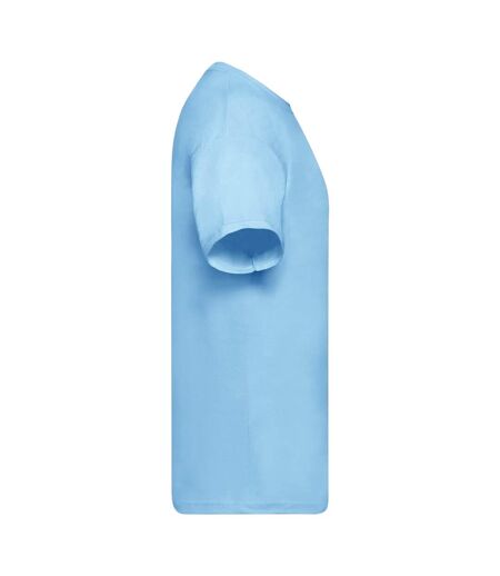 Fruit Of The Loom Mens Screen Stars Original Full Cut Short Sleeve T-Shirt (Sky Blue) - UTBC340