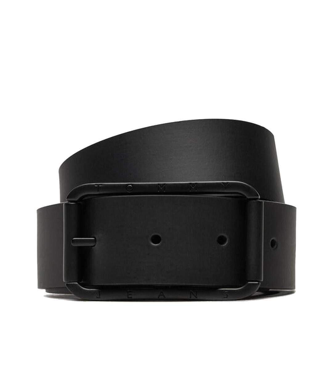 Ceinture Noire Homme Tommy Hilfiger Buck - T 100