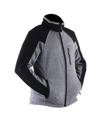 Veste Polaire Monar Homme Gris Chiné Noir Hi-Tec