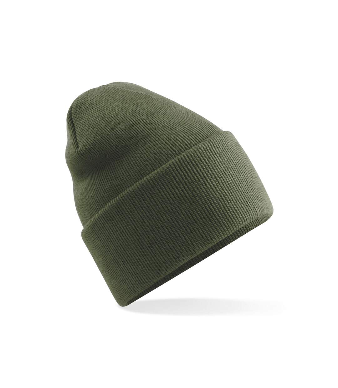 Unisex Adult Original Deep Cuffed Beanie Olive Green Beechfield-2