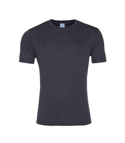 AWDis Just Cool Mens Smooth Short Sleeve T-Shirt (Charcoal) - UTRW5357