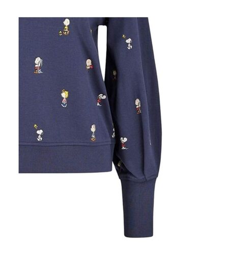 Sweat Ejusta1 Femme Bleu Foncé Boss