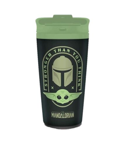 Star Wars: The Mandalorian - Mug de voyage STRONGER THAN YOU THINK (Noir / vert) (Taille unique) - UTBS2283