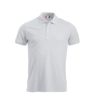 Mens Manhattan Polo Shirt White Clique
