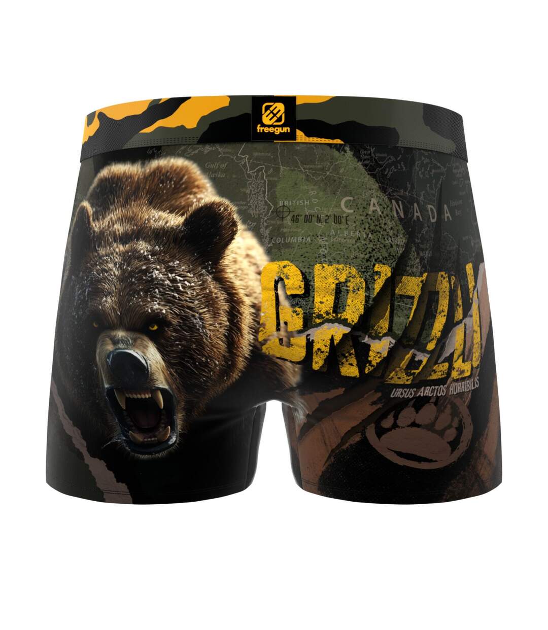 Lot de 3 boxers homme  Wild Animals Freegun-4