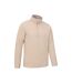 Mens ted borg half zip fleece top beige Mountain Warehouse-3