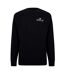 Mens Logo Crew Neck Sweatshirt Black Replay-2