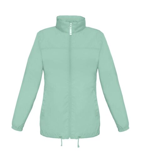 Coupe-vent Sirocco Femme Turquoise Pixel B&C