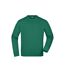 Sweat Workwear Adulte Vert Foncé James And Nicholson-1