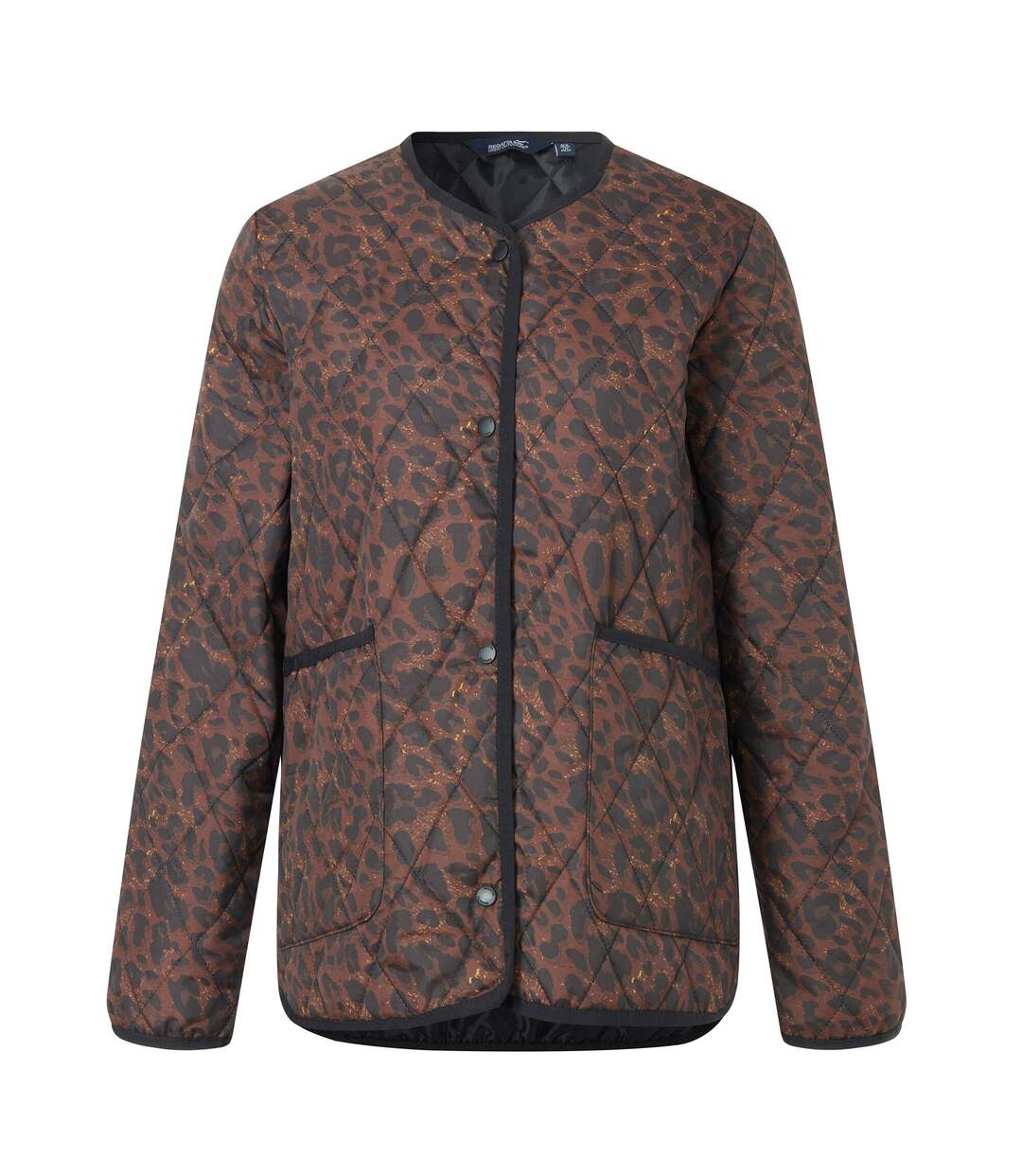 Doudoune Motif/style Imprimé Léopard Maia Femme Marron Foncé Noir Regatta-2