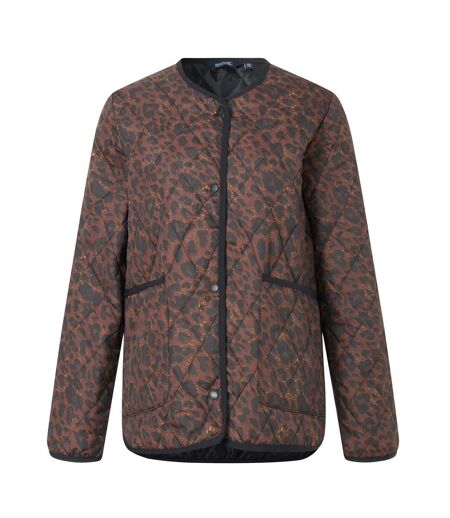 Doudoune Motif/style Imprimé Léopard Maia Femme Marron Foncé Noir Regatta