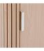 Colonne 1 porte et 2 niches effet bois clair LIORA - Beige-5