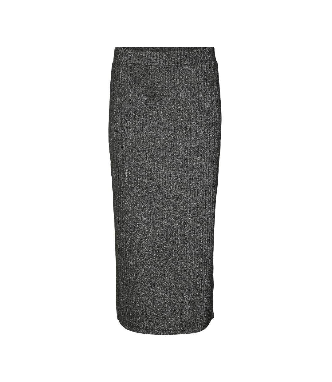 Jupe noir femme vero moda cora calf-1