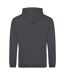 Sweat à capuche college adulte gris anthracite Awdis