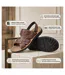 OZABI Sandales Homme Confort Semelle Souple Antiderapante Scratch 39-45-4