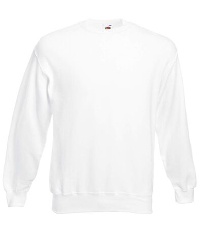 Sweat classic homme blanc Fruit of the Loom