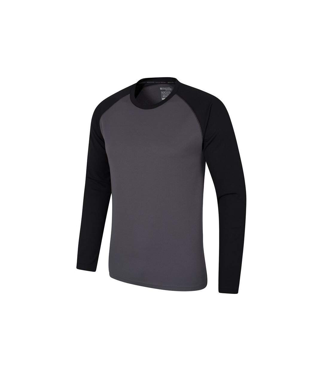 T-shirt Endurance Homme Noir Mountain Warehouse-2