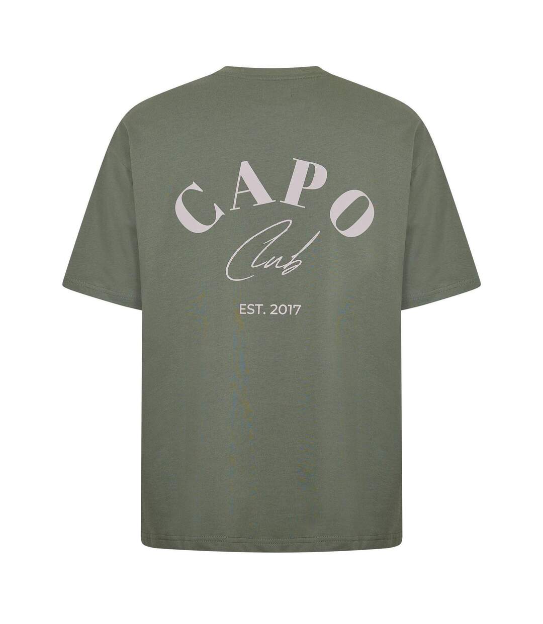 T-shirt Beach Club Homme Kaki Capo-2