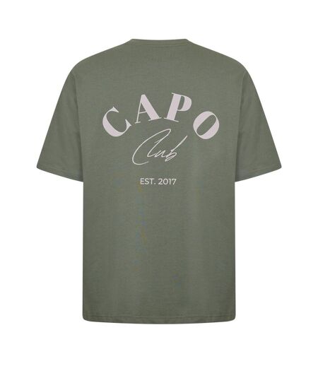 T-shirt Beach Club Homme Kaki Capo
