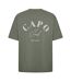 T-shirt Beach Club Homme Kaki Capo-2
