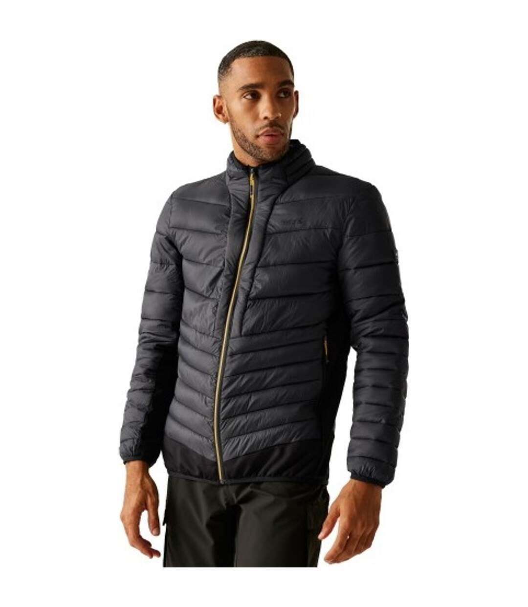 Veste Hybride Leedre Homme Cendre Noir Regatta-1