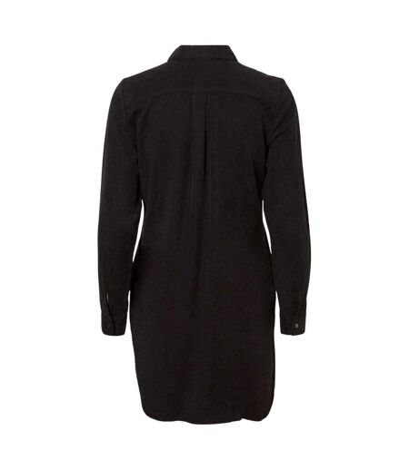 Robe Chemise Manches Longues Sigga Femme Noir Vero Moda