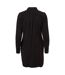 Robe Chemise Manches Longues Sigga Femme Noir Vero Moda-3