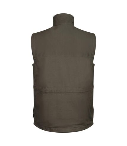 Regatta Mens Pro Utility Vest (Khaki Green) - UTRG10139