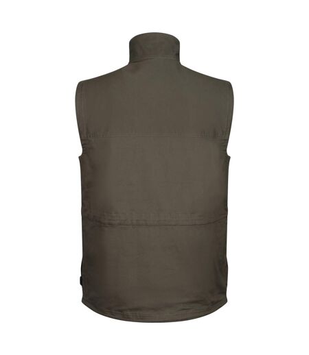 Regatta Mens Pro Utility Vest (Khaki Green) - UTRG10139