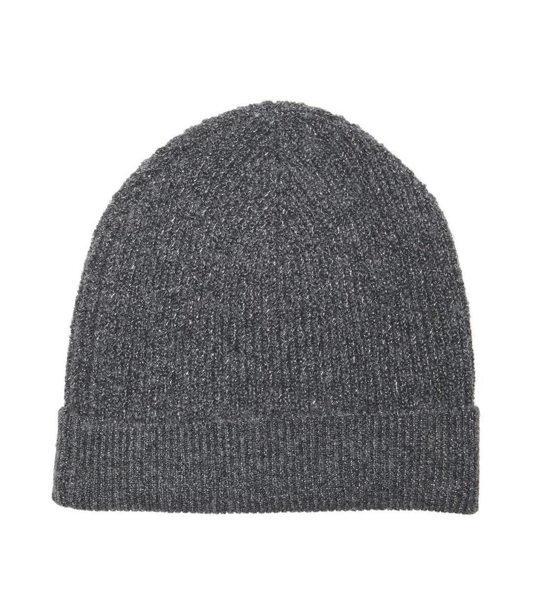 Bonnet gris femme jdy rue glitter-1