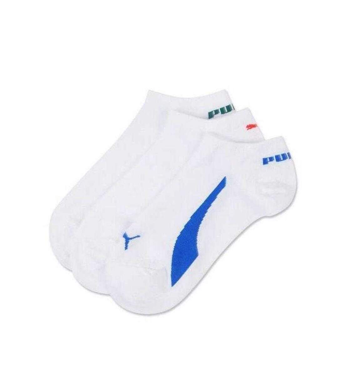 Lot De 6  Socquettes Lifestyle Adulte Blanc Puma-3