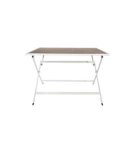 Table de Jardin Pliable Barcelone 110cm Beige