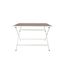 Table de Jardin Pliable Barcelone 110cm Beige