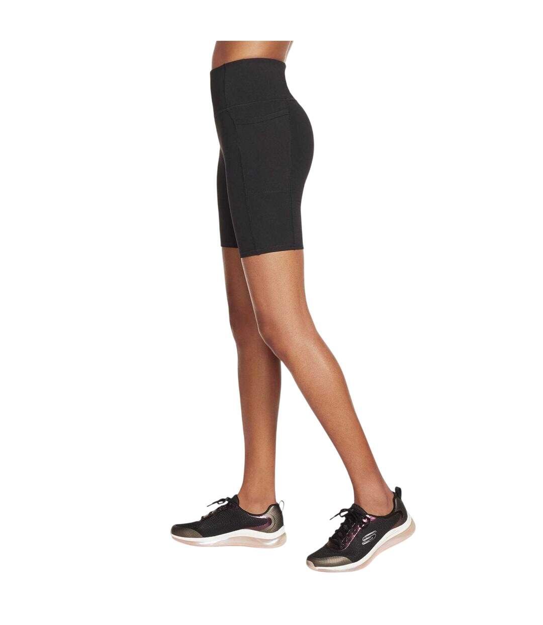 Short Sport Go Walk Femme Noir Skechers-3