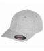 Yupoong Mens Flexfit Double Jersey Cap (Pack of 2) (Heather)